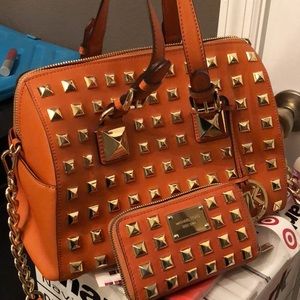 Orange studded Grayson Michael Kors set!!! RARE!